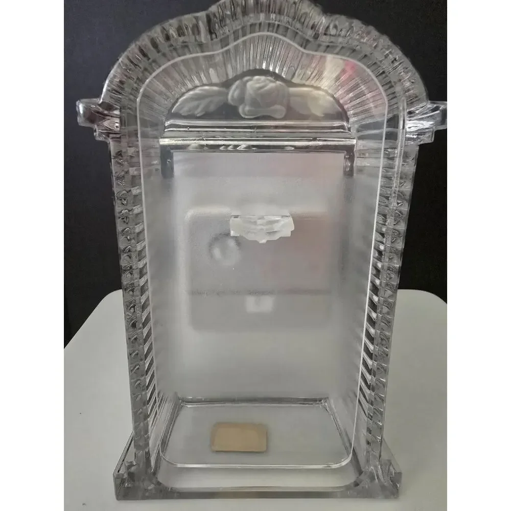 Vintage Crystal Legends By Godinger Quartz Clock, 24% Lead Crystal